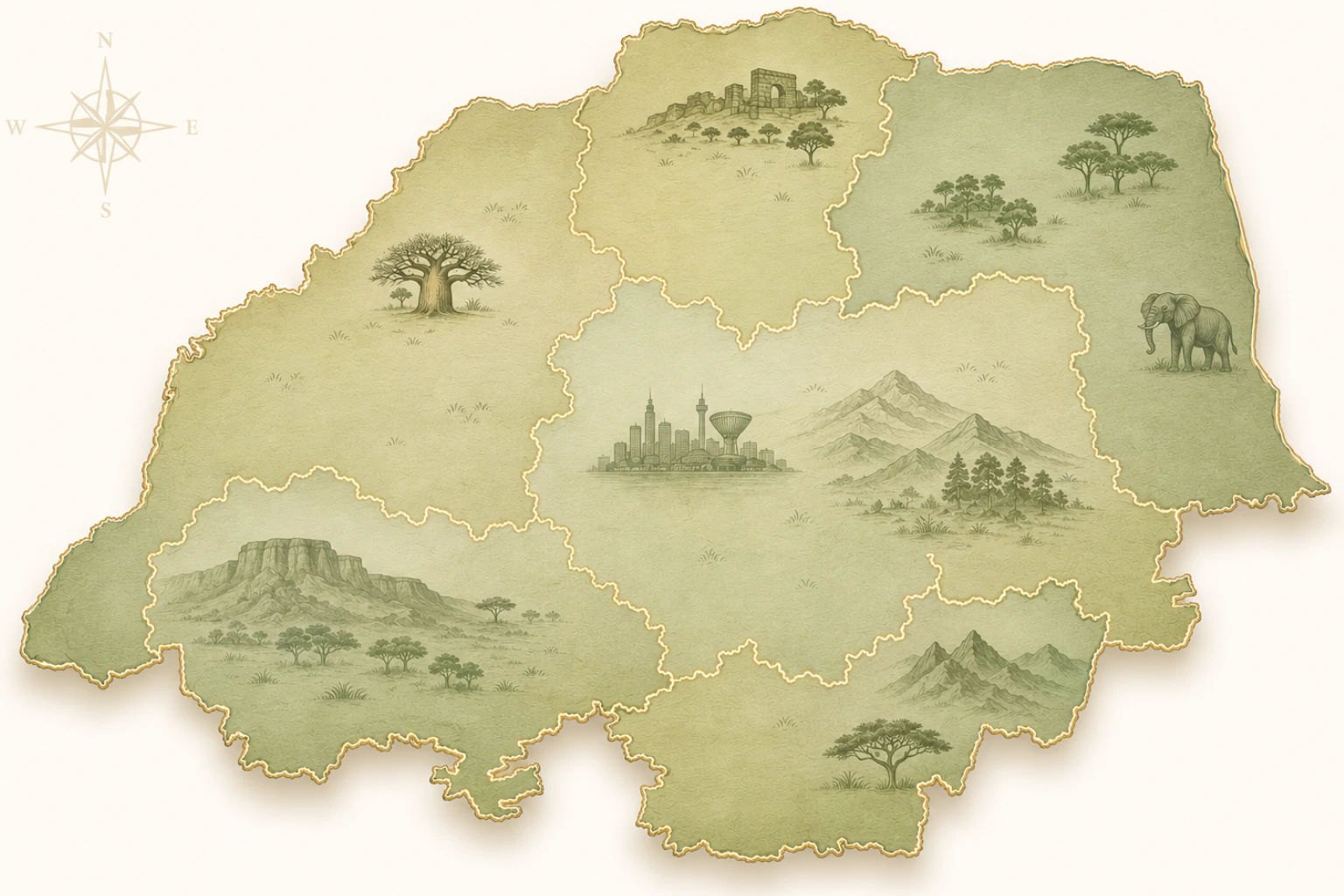 Map of Limpopo